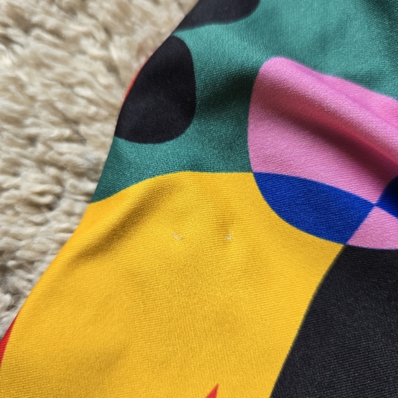 Beach Riot one piece swimsuit colorful artsy womens XS - Picture 9 of 9